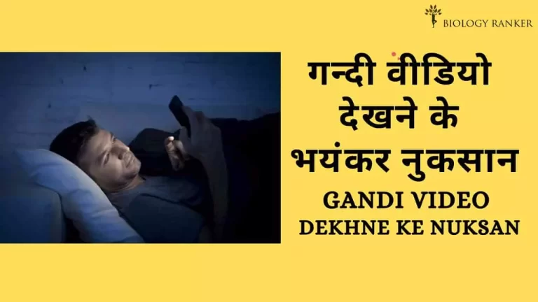 गन्दी वीडियो देखने के भयंकर नुकसान जान लीजिये : Gandi Video Dekhne Ke Nuksan