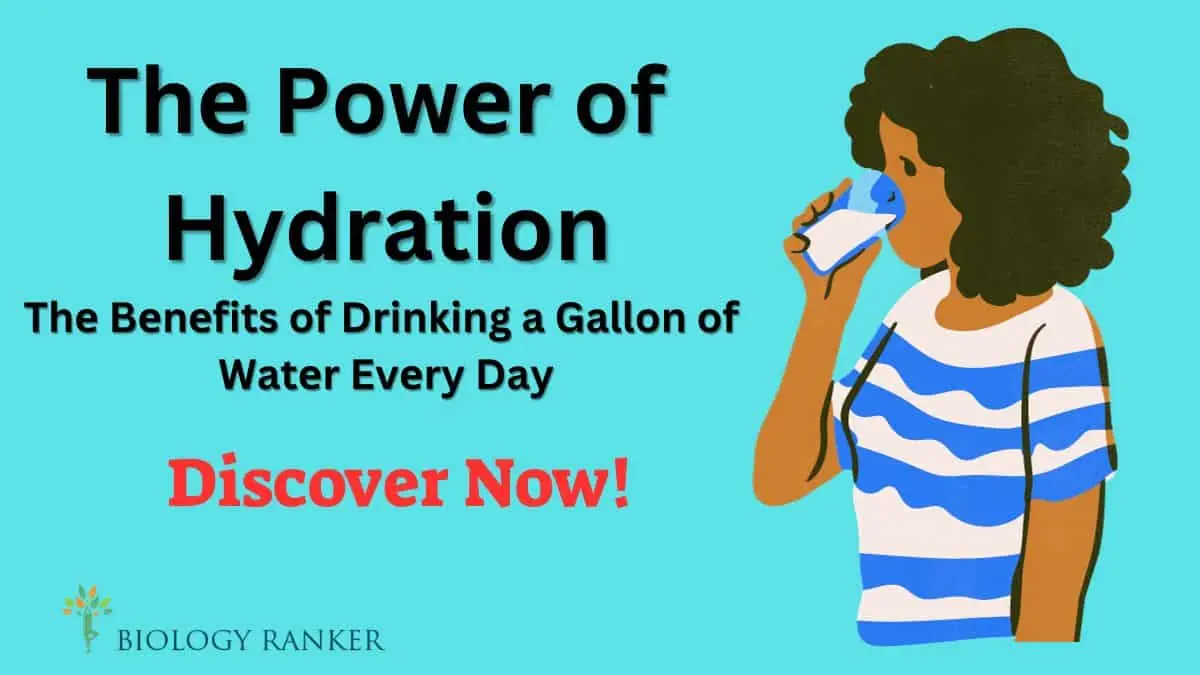 benefits of drinking a gallon of water a day
