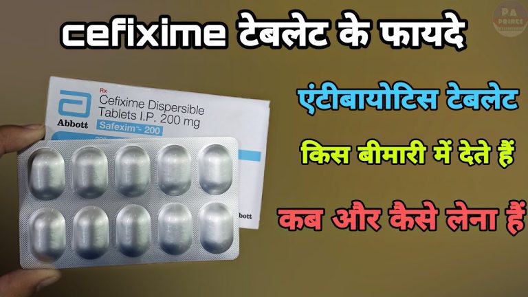 Cefixime tablet use in hindi